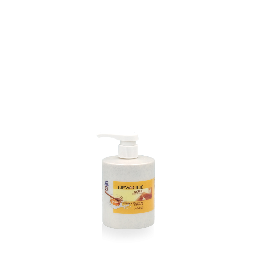 Κρέμα Απολέπισης Σώματος New Line Milk &amp; Honey 500ml